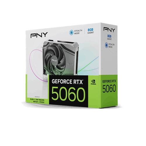 pny geforce rtx 5060 8gb ddr7 3 x dp 1 x hdmi single fan