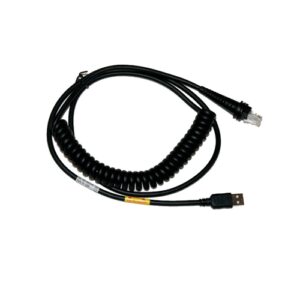 Honeywell Cable USB para lectores, Rizado, negro, 3 metros.