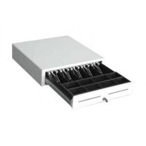 Cajón portamonedas HS-410 41X41cm Blanco 6 pin (conexión impresora)