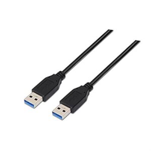 Nanocable - Cable USB 3.0 de 1,0m A/M - B-H negro