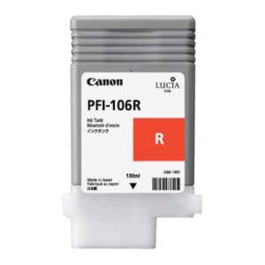 CANON CARTUCHO ROJO PFI106R IPF6300/6350/6400/6450 130ml