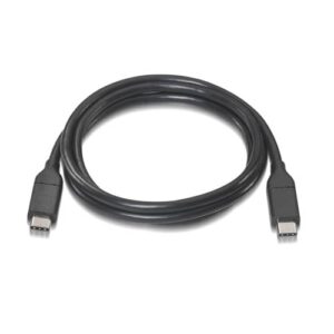 Nanocable - Cable USB 3.1 Gen2 10Gbps 3A USB-C/M-C/M 1M Negro