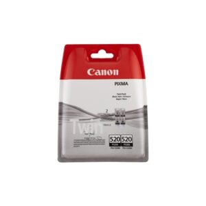 CANON CART. PGI520BK PACK 2UD. NEGRO PIXMA MX870/MX860/IP3600/MP630