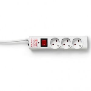 Salicru - Regleta SPS Safe 3 - 3 Tomas Schuko - Con interruptor