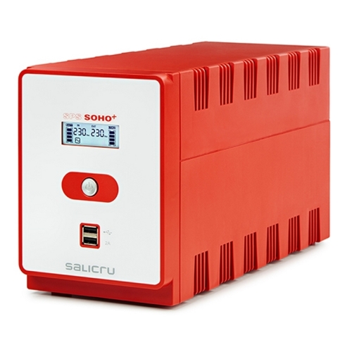 Salicru - SAI SPS SOHO+ IEC 650VA/360W In-Line - 2xUSB - LCD - NUEVA REVISIÓN