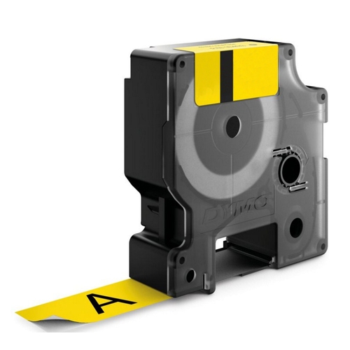 Dymo cinta Negro sobre amarillo S0718450 (18432)