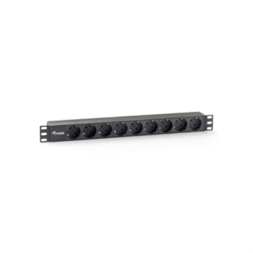 Equip - Regleta Alimentación RAck 19 1U - 9 Tomas Schuko - SIN interruptor