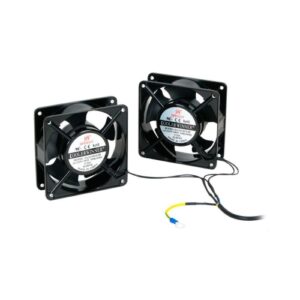 Pack 2 ventiladores para armario rack Phasak mural - 230V - 120x120x10mm