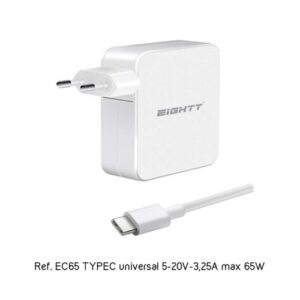 Eightt - Cargador Universal Type C 5-20V-3,25A Max 65W
