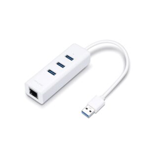 TP-Link - Adaptador UE330 USB3.0 a RJ45 Ethernet Gigabit + HUB USB 3.0