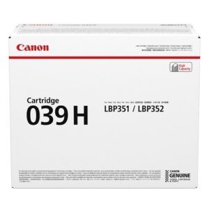 CANON TONER  039H i-SENSYS LBP351x LBP352x 25.000 PAG. ALTA CAPACIDAD