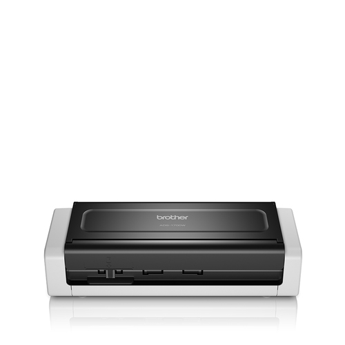 Brother ADS-1700W - escáner de documentos - portátil - USB 3.0 - Wifi - USB 2.0 (Host) - duplex - A4 - 600 x 600 - hasta 25 ppm - ADF 20 hojas