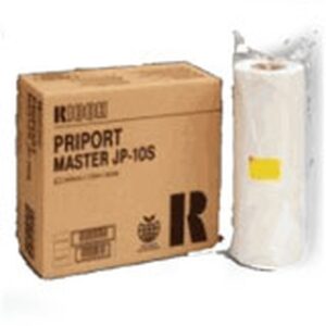 Master RICOH Priport JP-10S DX3240 DX3243  JP-1010 CPMT12 (TYPE JP-10S) A4 (2 ROLLOS)