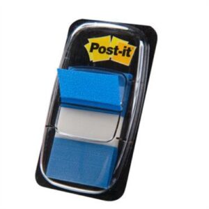 POST-IT INDEX 680 DISPENSADOR 1X50 AZUL -12U-