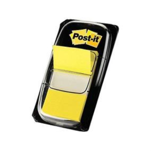 POST-IT INDEX 680 DISPENSADOR 1X50 AMARILLO-12U-