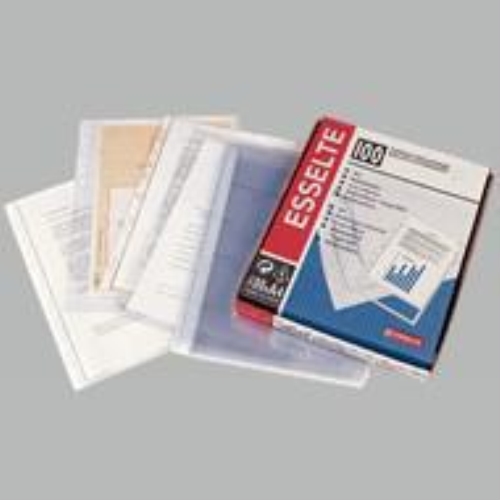 ESSELTE FUNDA PP CRISTAL 16 TALADROS FOLIO -100U-