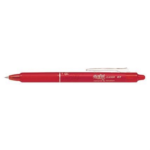 PILOT BOLIGRAFO BORRABLE FRIXION CLICKER ROJO