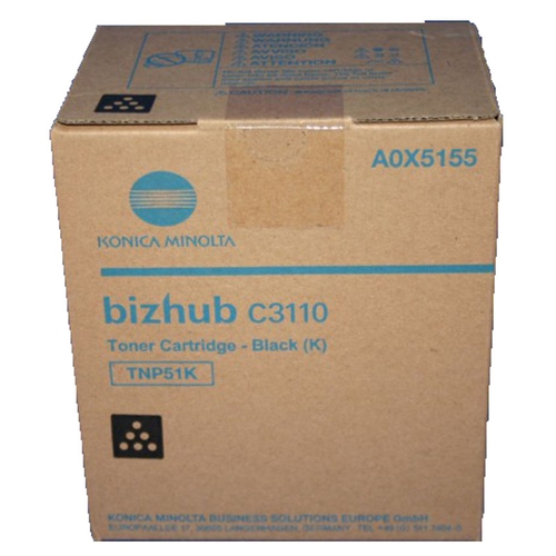 Konica Minolta Tóner negro 5.000 páginas A0X5155 (TNP51K)