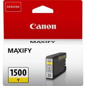 CANON CARTUCHO TINTA AMARILLO PGI-1500Y 9230B001 300 PAGINAS