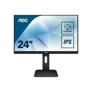 Monitor LED - AOC 24P1 - 23.8" - 1920 x 1080 Full HD - IPS - 250 cd/m² - 1000:1 - 5 ms - HDMI - DVI - DisplayPort - VGA