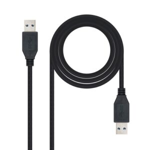 Cable USB 3.0 - Tipo A/M-A/M - Negro - 3.0 M