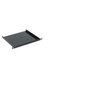 Phasak - Bandeja fija para armarios murales de 10" negra