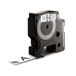 DYMO CINTA DE TRANSFERENCIA TRMICA D1 16960. ETIQUETAS ESTNDAR NEGRO SOBRE BLANCO DE 19MMX5,5M. POLIESTER AUTOADHESIVA PERMAMENTE. ROTULADORA LABELMANAGER