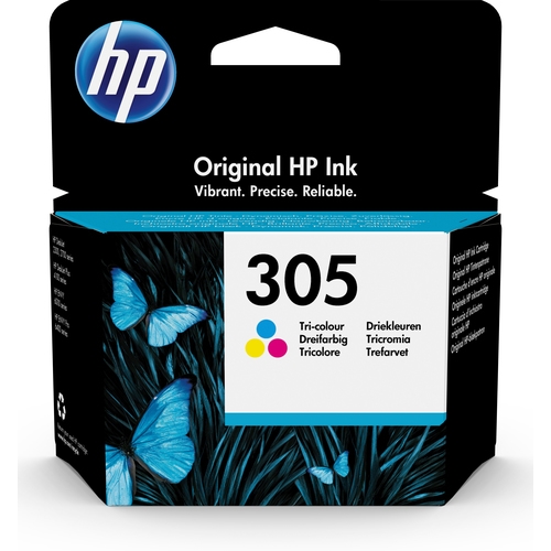 HP CARTUCHO COLOR Nº305 - DESKJET 2300, 2700 SERIE, PLUS 4100, ENVY 6000, PRO 6400