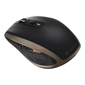 Logitech - Ratón inalámbrico MX Anywhere 2 - Business edition - diestro - láser - 7 botones - Bluetooth - 2.4 GHz - receptor inalámbrico USB - Negro
