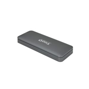 TooQ - Caja externa TQE-2281G para SSD M.2 NGFF - USB 3.1 GEN1 - Gris
