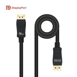 Nanocable - Cable DisplayPort 1.4 Certificado VESA DP/M-DP/M - Negro - 2.0m