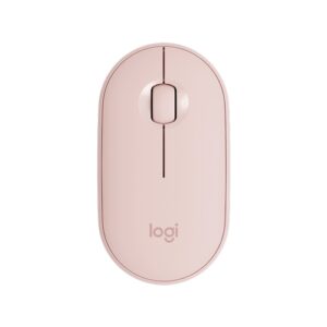 Logitech Pebble M350 - ratón - Bluetooth,2.4 GHz Rosa