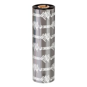 Zebra Ribbon cera 02300BK10245 Negro - Caja de 12 uds.