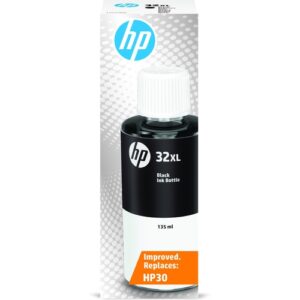 HP Botella Tinta Recarga 32XL Negro Smart Tank Wireless 455 457 559 Plus 555 570 655 - 6.000pag. 135ml