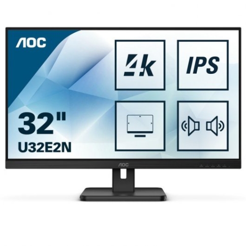 Monitor Profesional AOC U32E2N 31.5/ 4K/ Multimedia/ Negro