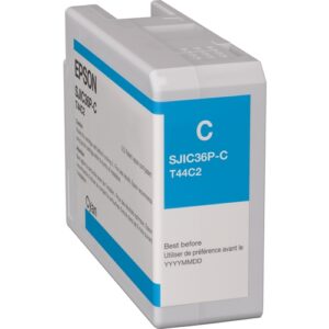 EPSON T44C2 ColorWorks C6000 C6500 cyan SJIC36P(C)