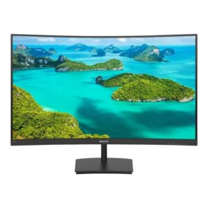 Philips - Monitor LED 271E1SCA/00 - 27" - Curvo - 1920 x 1080 FHD - 16:9 - 4 ms - HDMI, VGA - Altavoces - Negro
