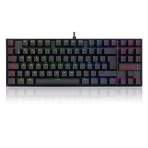 Redragon - KUMARA Teclado Mecánico Gaming RGB Blue Switch Español Negro