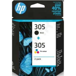 C.t.HP #305 negro + C.t.HP #305 tricolor Deskjet 2720 4120 Envy 6420