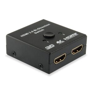 SWITCH SELECTOR HDMI BIDIRECIONAL EQUIP  2 ENTRADAS 1 SALIDA / 1 ENTRADA 2 SALIDAS
