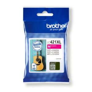 BROTHER Cartucho de tinta magenta de larga duracin LC421XLM para DCP-J1050DW / DCP-J1140DW / MFC-J1
