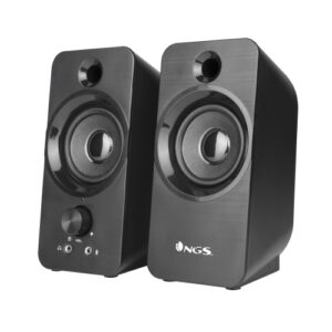 NGS - Altavoces 2.0 SB350 - 12W - Multimedia - Plug and Play - Jack 3.5mm