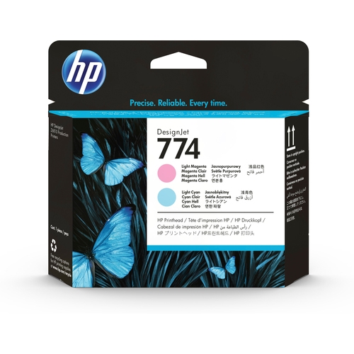 HP CABEZAL DE IMPRESIN MAGENTA CLARO Y CIAN DESIGNJET T920, T1500, T1600, T2600, T3500 - N 774