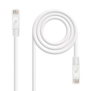 Nanocable - Cable red latiguillo lszh cat.6a utp awg24 blanco 25cm