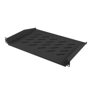 Bandeja Frontal 19" Fija 1u. 483x315mm - Negro