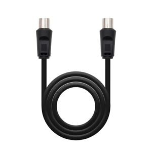 Cable antena tv nanocable 75 ohm m - h 1.8 m - negro