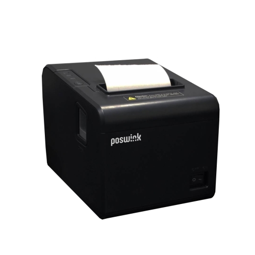 Poswink - Impresora de tickets térmica 4 conexiones - USB - RS232 - Ethernet - Wifi - Negra - Autocorte