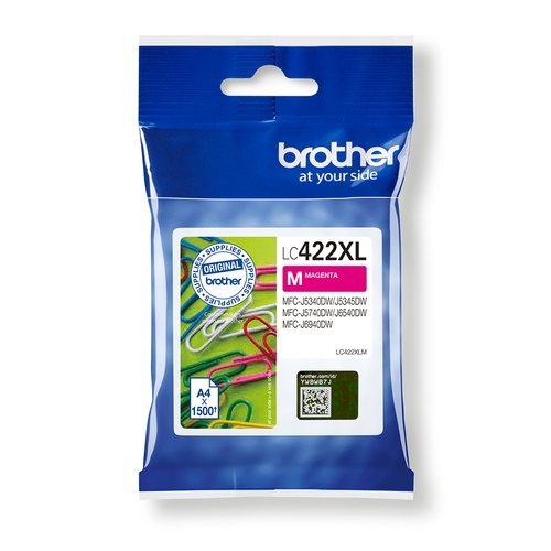 CARTUCHO BROTHER LC422XLM MAGENTA 1500 PAG
