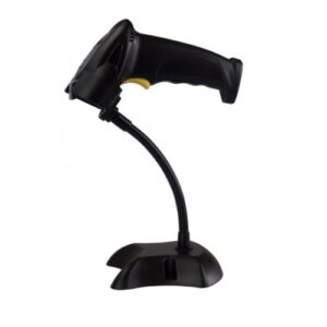 MS3-1D - Escáner de mano 1D - láser - 150 scans/s. - USB - IP42 - con stand, negro