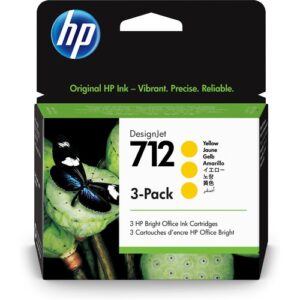 HP CARTUCHO Nº712 AMARILLO DESIGNJET T200 / T600- N 712 *PACK 3*
